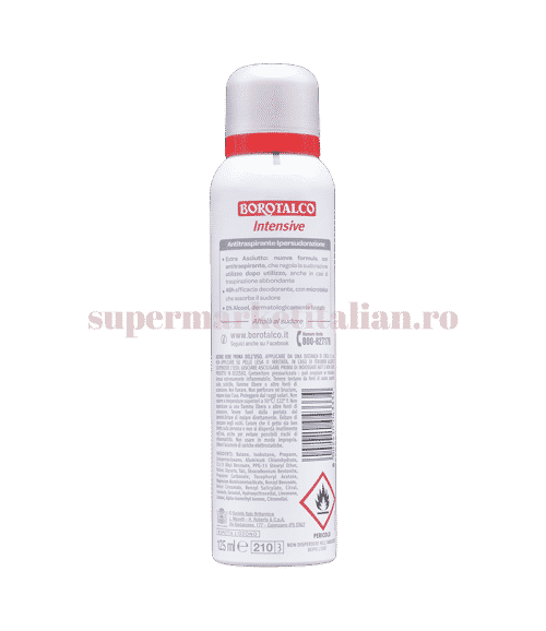 Deodorant Antiperspirant Borotalco Intensive 150 ml