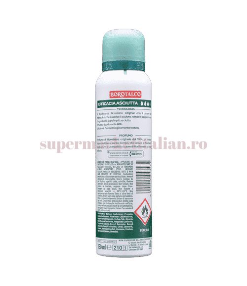 Deodorant Antiperspirant Borotalco Original 150 ml
