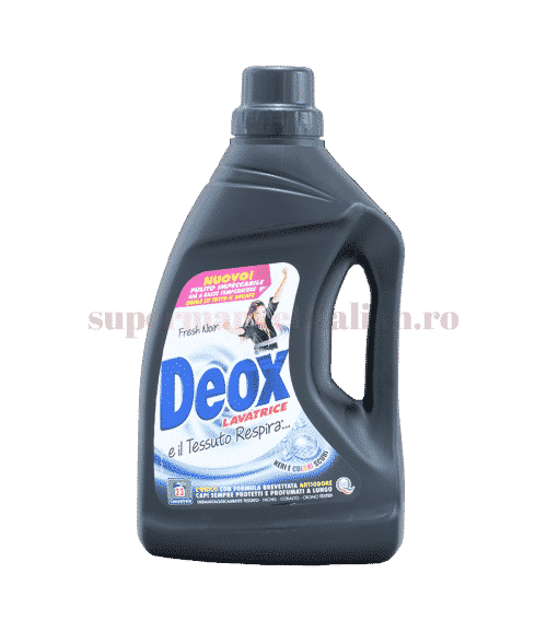 Detergent lichid Deox Fresh Noir pentru haine negre 23 spălări