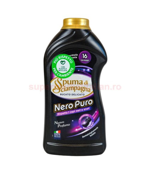 Detergent lichid Spuma di Sciampagna Nero Puro 16 spălări
