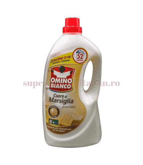 Detergent lichid Omino Bianco Cuore di Marsiglia 52 spălări