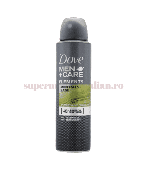 Deodorant Antiperspirant Dove Men+Care Minerals Sage 150 ml