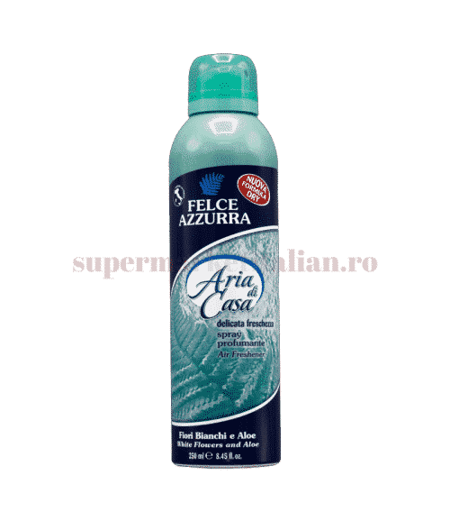 Odorizant Felce Azzurra Aria di Casa cu Flori Albe și Aloe 250 ml