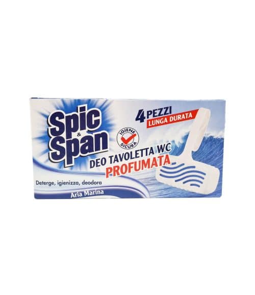 Igienizant WC Spic&Span Aria Marina 4 tablete