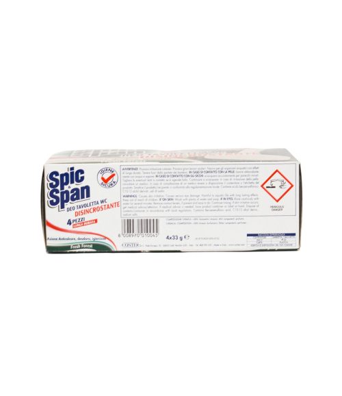 Igienizant WC Spic&Span Fresh Forest 4 tablete
