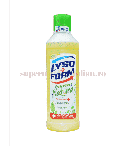 Detergent igienizant pardoseli Lyso Form Protezione Natura cu Citrice 1000 ml
