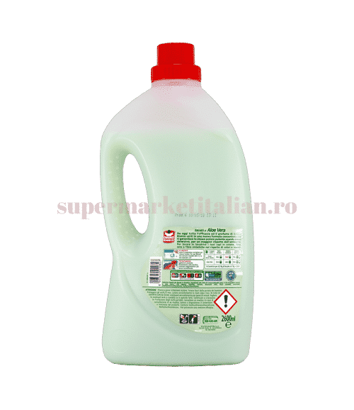 Detergent lichid Omino Bianco cu extract de Aloe Vera 52 spălări