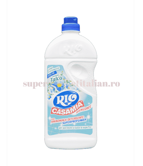 Detergent pardoseli Rio Casamia Igienizant cu Amoniac Parfum de Talc 1250 ml