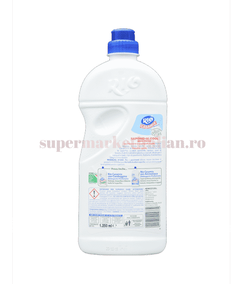 Detergent pardoseli Rio Casamia Sapone e Alcool Multiuso cu parfum de mosc alb 1250 ml