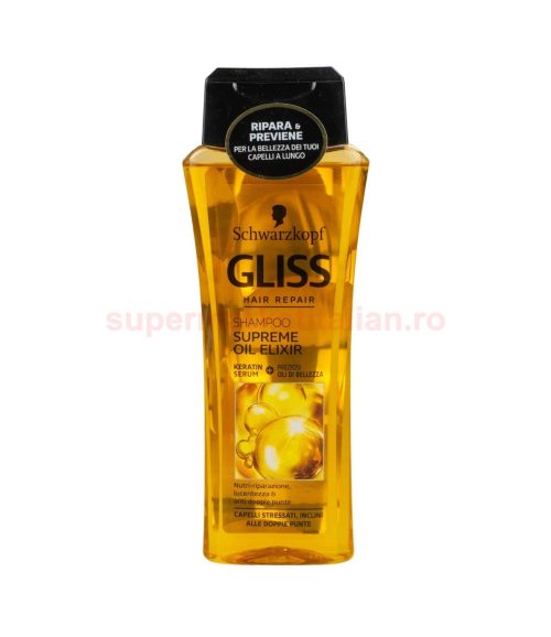 Șampon Gliss Supreme Oil Elixir vârfuri despicate