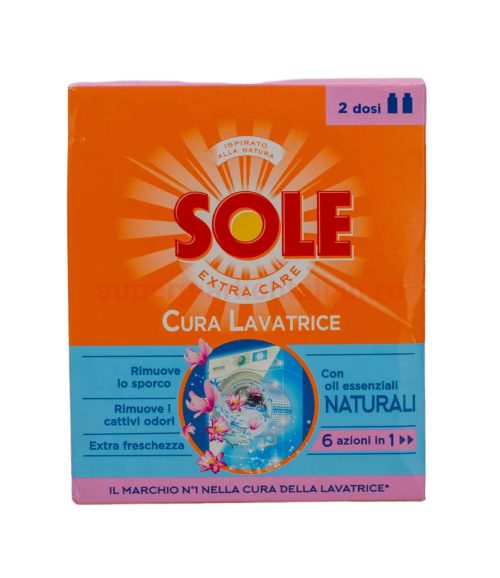 Soluție curățat mașina de spălat Sole 2 doze