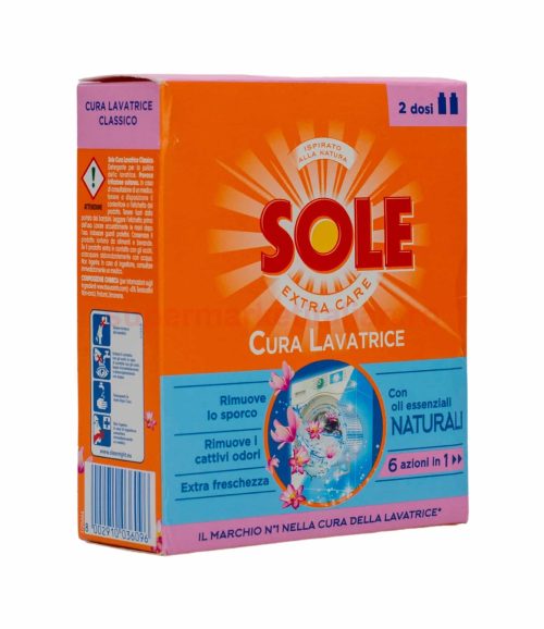 Soluție curățat mașina de spălat Sole 2 doze