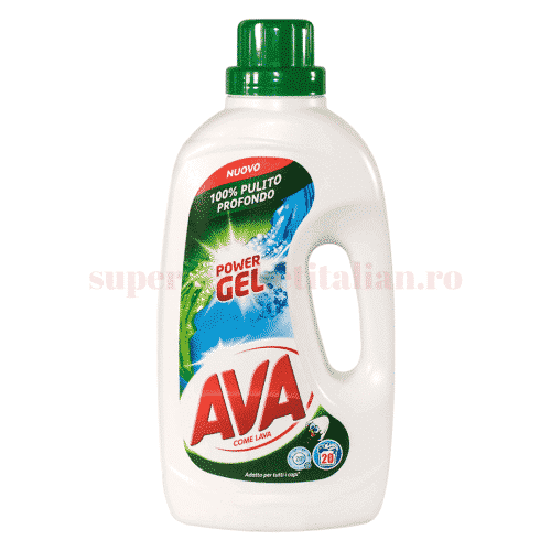 Detergent Ava Power Gel Lichid 20 Spalari