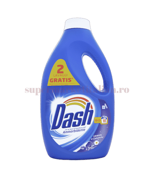 Detergent lichid Dash cu Lavandă și Mușețel 18 spălări