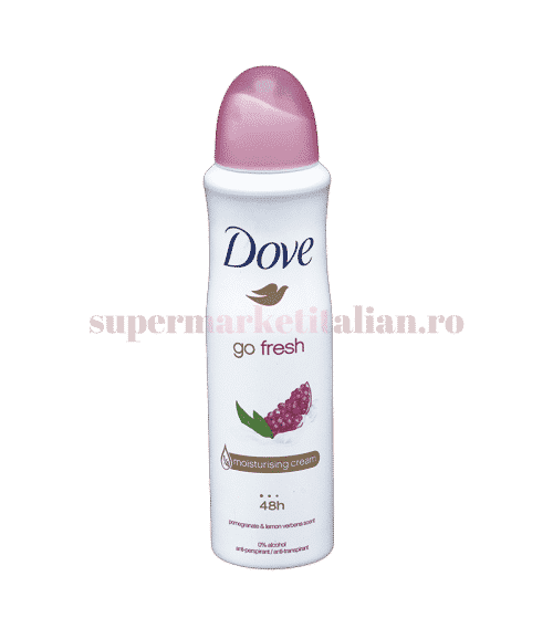 Deodorant antiperspirant Dove Go Fresh cu Rodie și Lămâiță 150 ml
