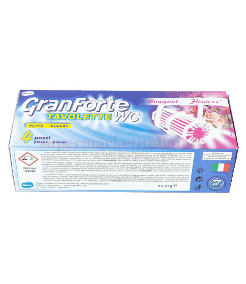 Igienizant WC GranForte parfum floral 4 tablete