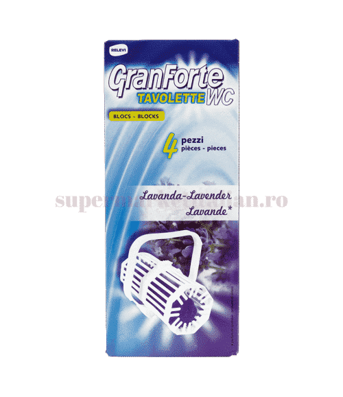Igienizant WC GranForte cu Lavanda 4 tablete