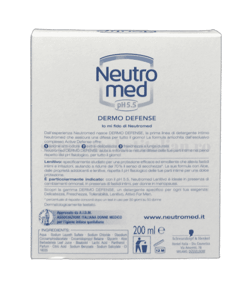 Săpun intim pentru femei Neutromed Dermo Defense 200 ml