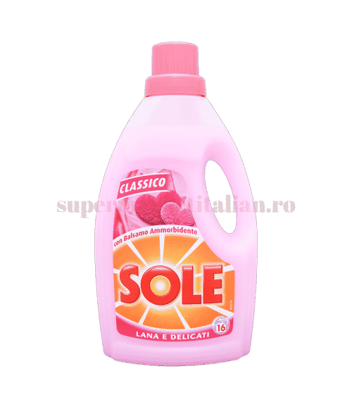 Detergent lichid Sole Classico lână și haine delicate 16 spălări