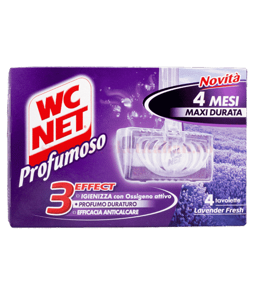 Igienizant WC Net Lavender Fresh 4 tablete