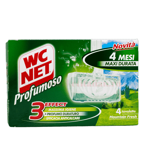 Igienizant WC Net Mountain Fresh 4 tablete