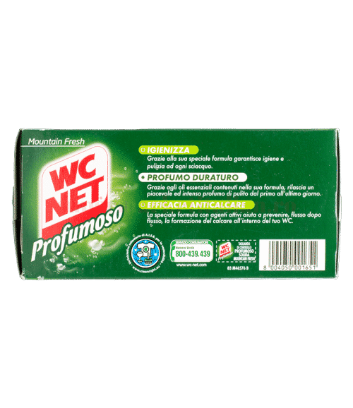 Igienizant WC Net Mountain Fresh 4 tablete