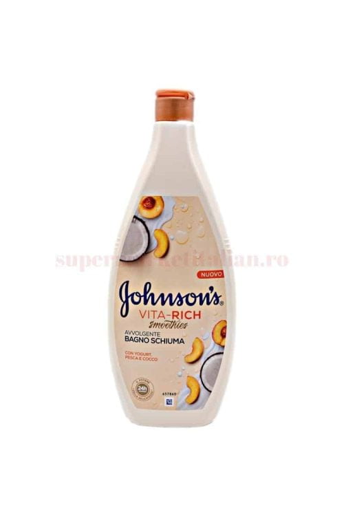 Gel de duș Johnson's cu Iaurt, Piersică și Cocos 750 ml