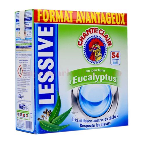 Detergent de rufe Chanteclair cu parfum de eucalipt 54 spalari 3672 g