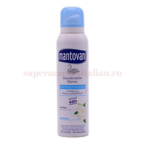 Deodorant Antiperspirant Mantovani Invisible cu Gardenie 150 ml