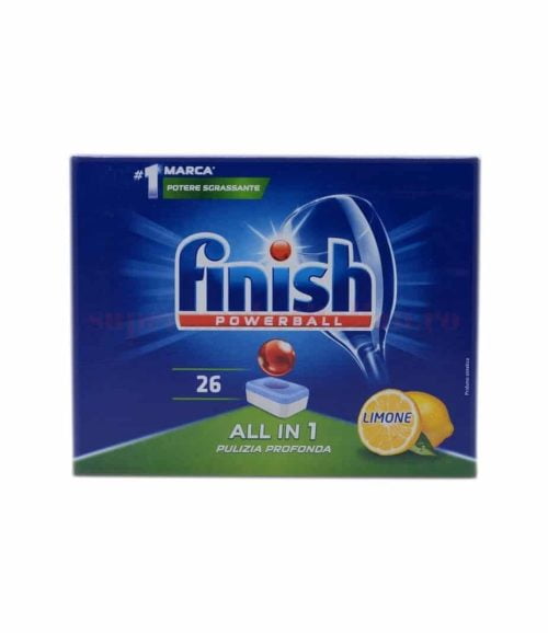 Tablete mașina de spălat vase Finish Powerball Classic Lămâie 26 bucăți