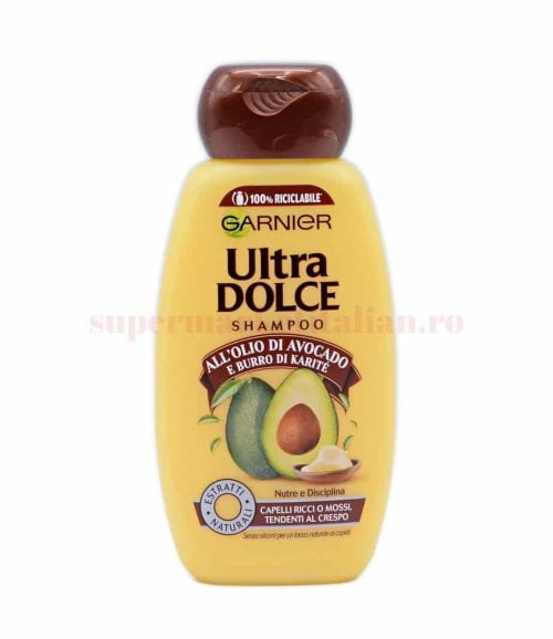 Șampon Garnier Ultra Dolce cu Ulei de Avocado și Unt de Karite 250 ml