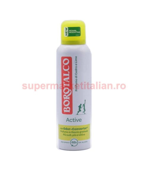 Deodorant Borotalco Active cu Cedru și Lime