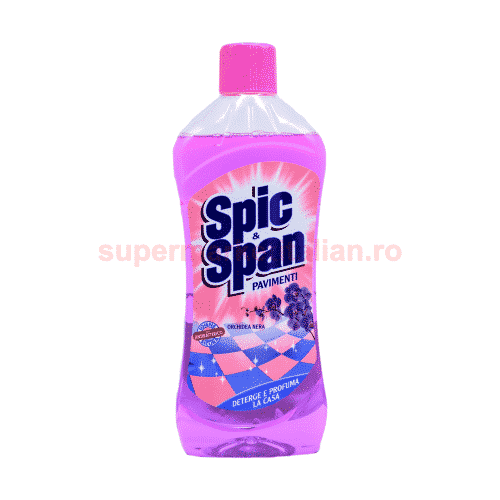 Detergent de Pardoseli Antibacterian Spic & Span cu Orhidee Neagră 1000 ml