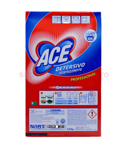 Detergent pulbere ACE Igienizant 105 spălări 6825 g
