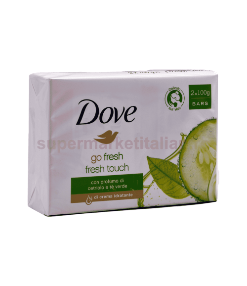 Săpun Solid Dove Fresh Touch cu Castravete și Ceai verde 2 x 100 g