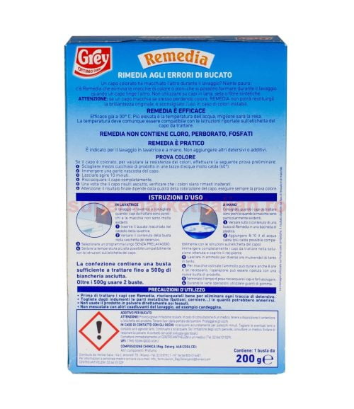 Detergent aditiv pentru remediere culori grey remedia 200 grame