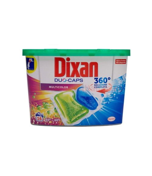 Detergent capsule Duo-Caps Dixan Multicolor 16 spălări 400 g