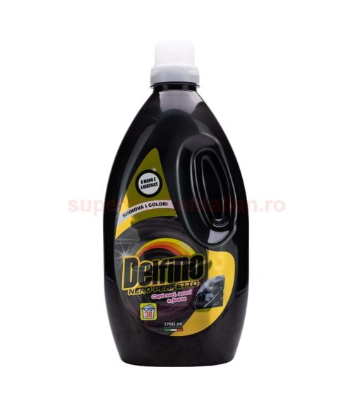Detergent lichid Delfino Negru Perfect 38 spălări 1750 ml