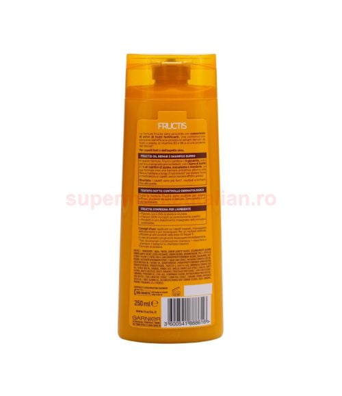 Șampon Garnier Fructis Fortificant Oil Repair 3 Burro Di Karite 250 ml