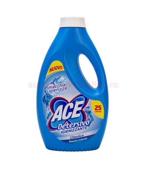 Detergent Lichid Ace Igienizant Classico 25 de spălări 1375 ml