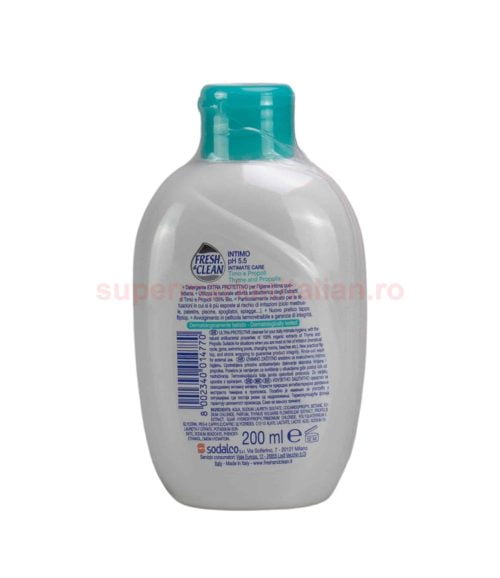 Săpun intim Fresh & Clean Antibacterian natural 200 ml