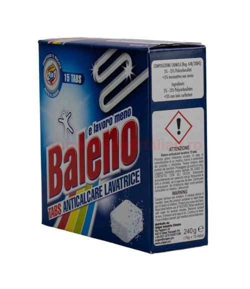 Tablete anticalcar Baleno 2in1 15 tablete