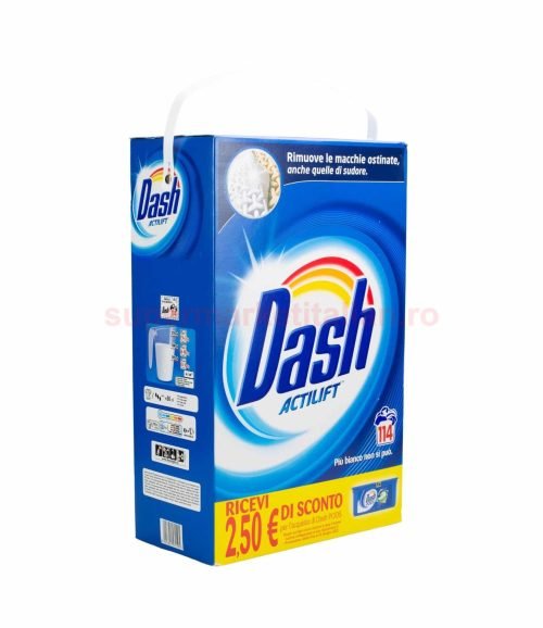 Detergent Dash Praf Formulă Actilift 114 spălări 7410 g