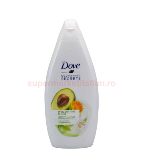 Gel de duș Dove Nourishing Secrets Avocado și Gălbenele 500 ml