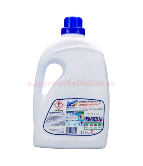 Detergent lichid Lanza Briză Mediteraneană 40 spălări 2 L