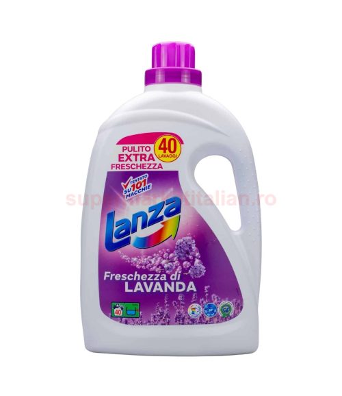 Detergent lichid Lanza Lavandă 40 spălări 2 L