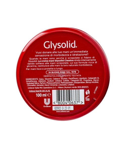 Cremă de mâini hidratantă Glysolid 100 ml