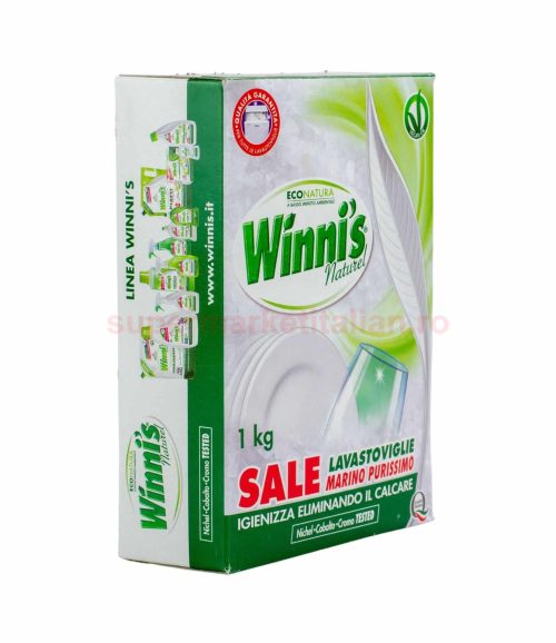 Detergent pentru mașina de spălat vase Winni's Naturel Pur marin anti-calcar 1 kg