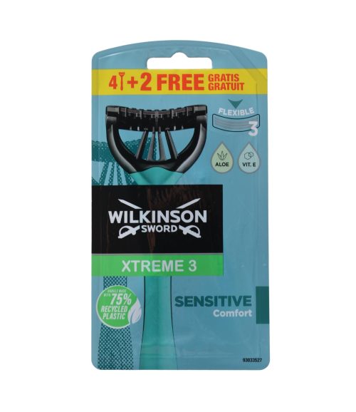 Aparat de ras Wilkinson Sword Xtreme 3 Sensitive 6 aparate