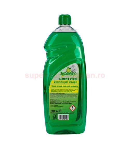 Detergent de vase Scelgo Lămâie 1 L